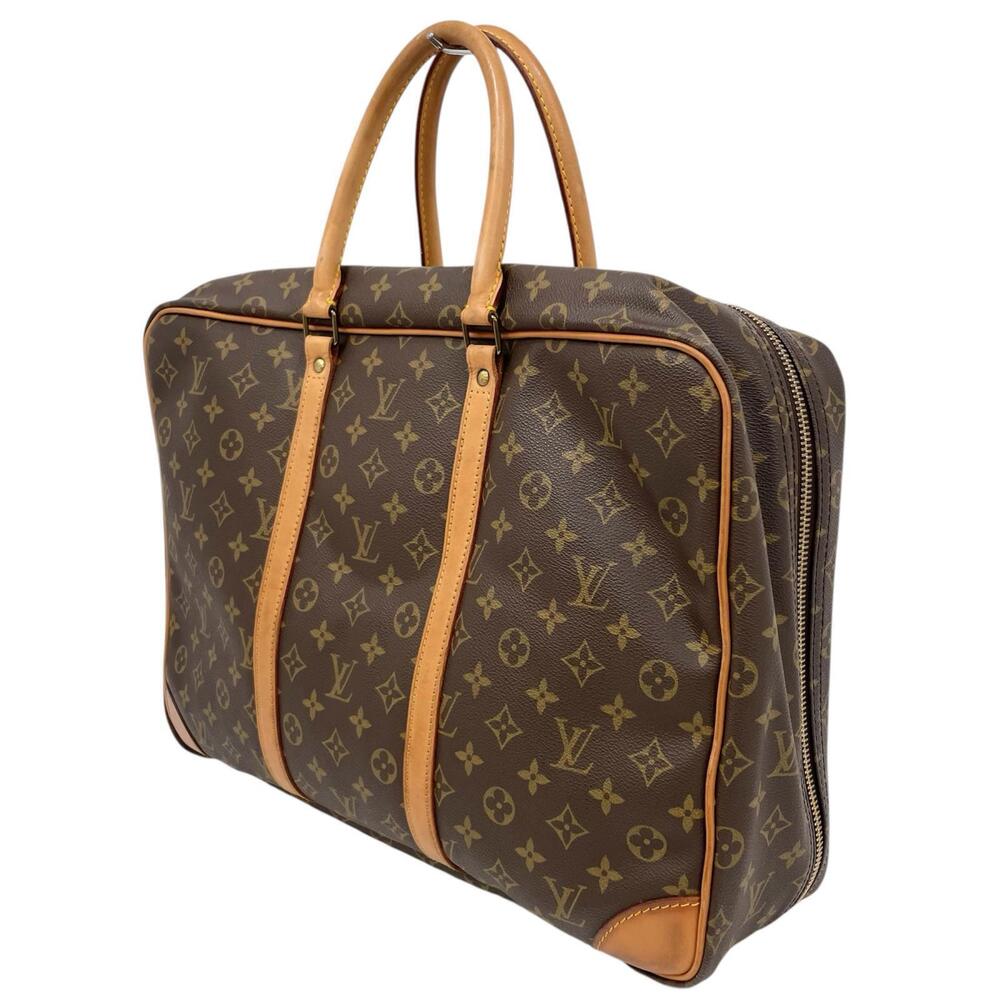 LOUIS VUITTON Sirius Monogram Travel Bag Boston Brown